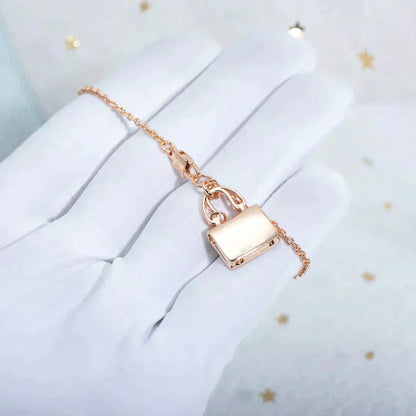 [⭐Miroze]AMULETTE PEDANT ROSE GOLD NECKLACE
