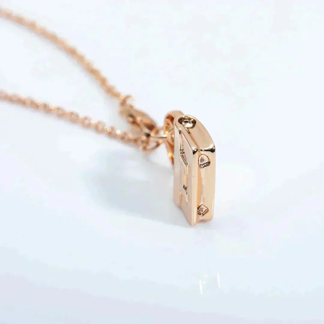 [⭐Miroze]AMULETTE PEDANT ROSE GOLD NECKLACE