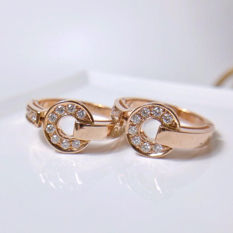 [⭐Miroze]DREAM RING DIAMOND PINK GOLD