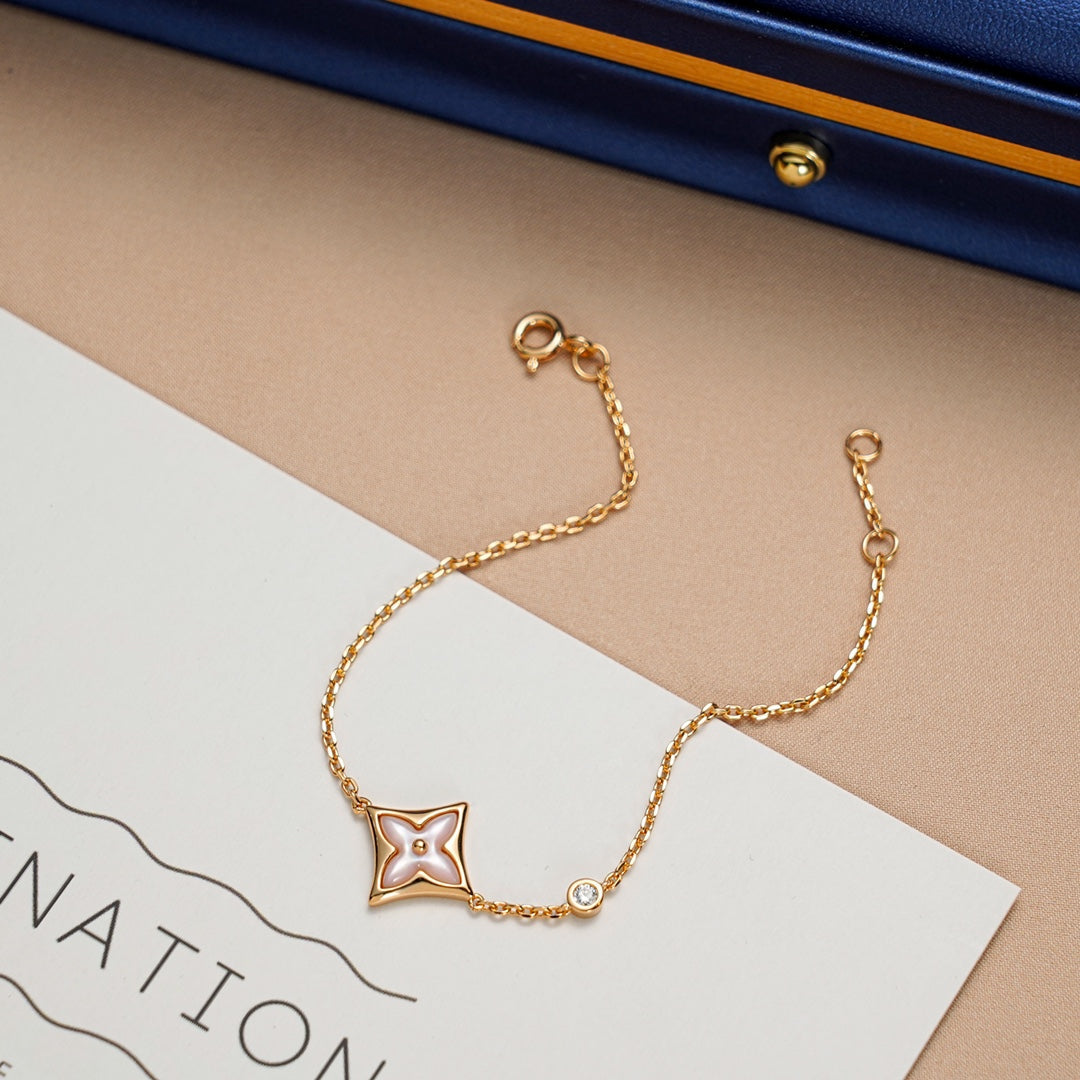 ⭐Miroze STAR 1 DIAMOND PINK GOLD BRACELET
