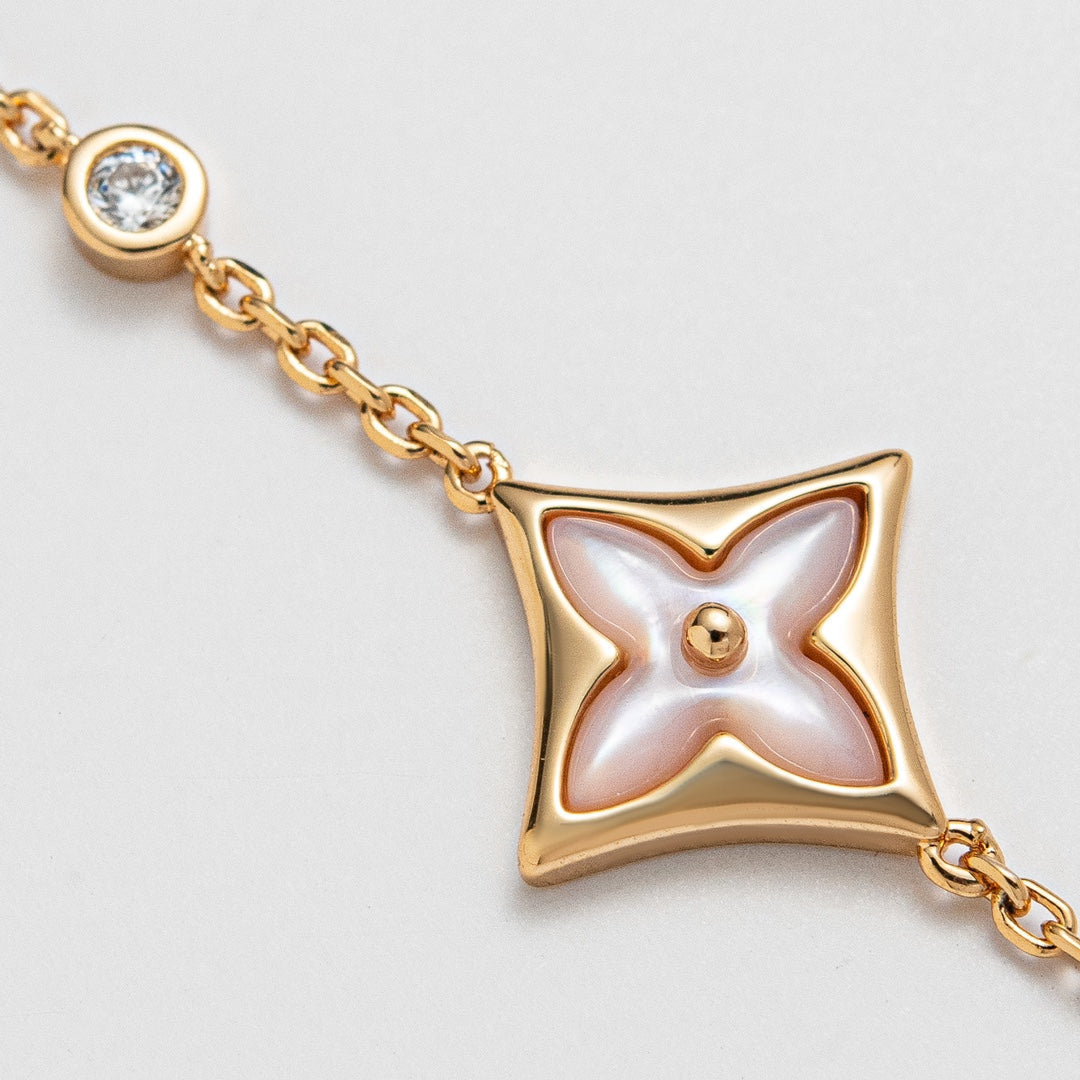 ⭐Miroze STAR 1 DIAMOND PINK GOLD BRACELET