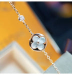 ⭐Miroze SUN MOP GOLD 1 DIAMOND NECKLACE