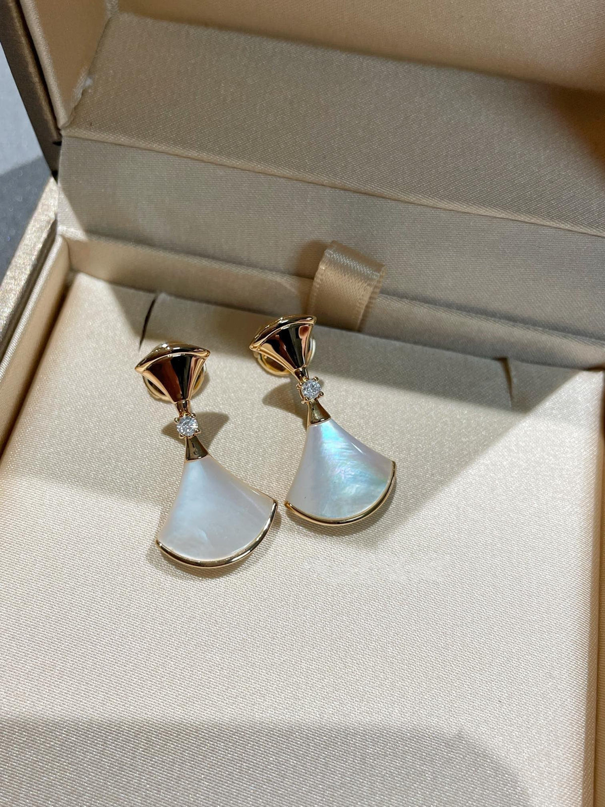 [⭐Miroze]DREAM MOP 1 DIAMOND EARRINGS