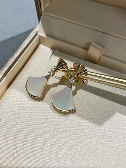 [⭐Miroze]DREAM MOP 1 DIAMOND EARRINGS