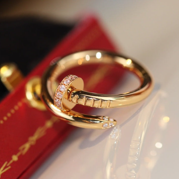 [⭐Miroze]JUSTE RING 2.65MM GOLD DIAMOND