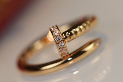 [⭐Miroze]JUSTE RING 2.65MM GOLD DIAMOND