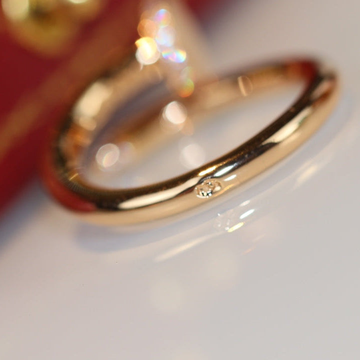 ⭐Miroze JUSTE RING 2.65MM GOLD DIAMOND