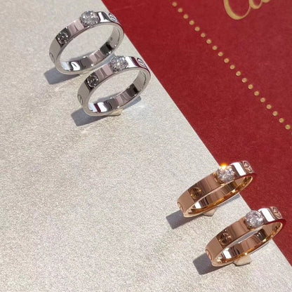 [⭐Miroze]LOVE RING 3.6MM 1 BIG DIAMOND