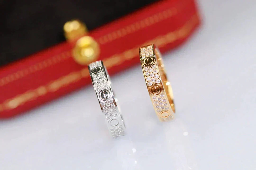 ⭐Miroze LOVE RING 3.6MM DIAMOND PAVED