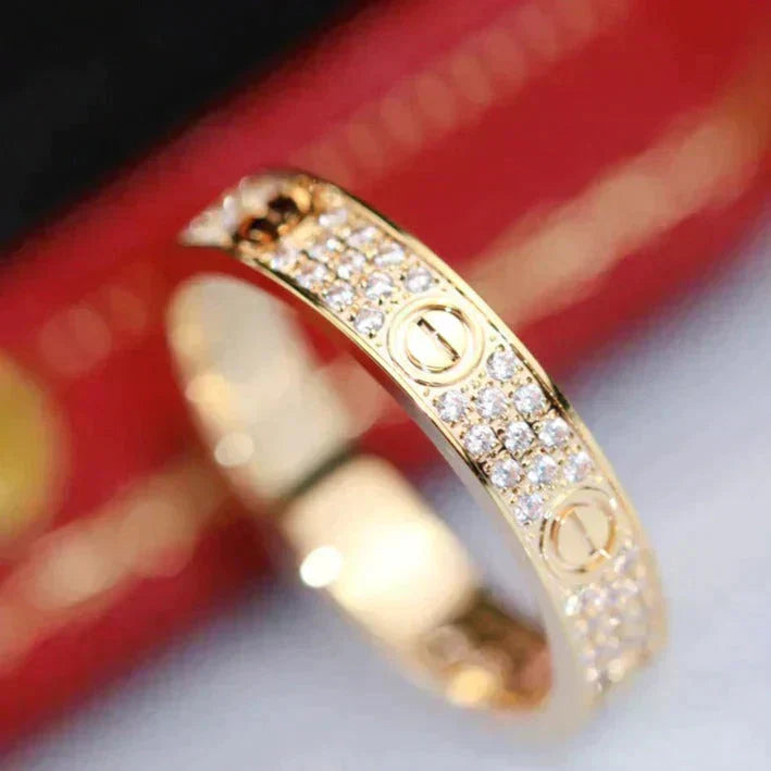 ⭐Miroze LOVE RING 3.6MM DIAMOND PAVED