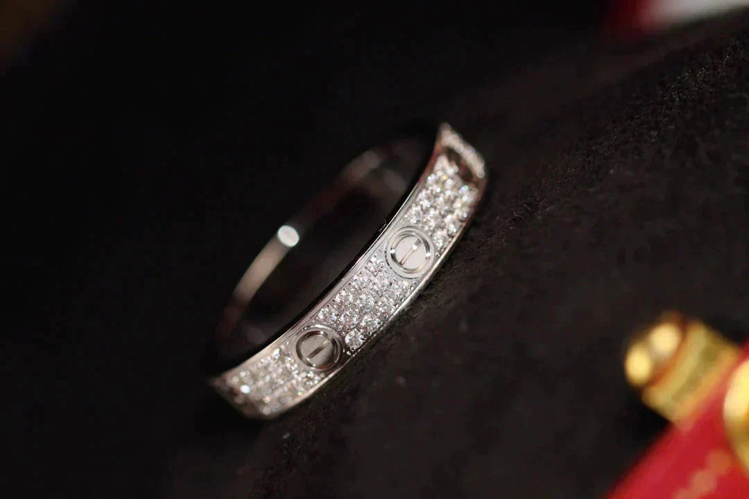 ⭐Miroze LOVE RING 3.6MM DIAMOND PAVED