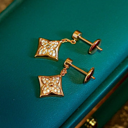 [⭐Miroze]STAR DIAMONDS EARRINGS GOLD