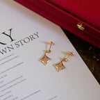 ⭐Miroze STAR DIAMONDS EARRINGS GOLD