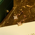 ⭐Miroze STAR DIAMONDS EARRINGS GOLD