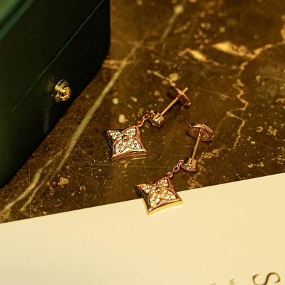 [⭐Miroze]STAR DIAMONDS EARRINGS GOLD