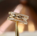 [⭐Veya]ZERO 1 GOLD DIAMOND RING