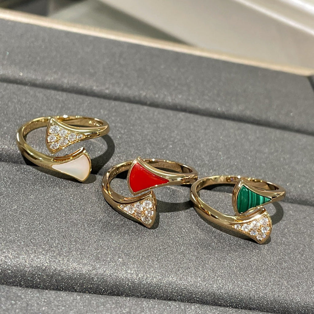 [⭐Veya]DREAM RING PINK GOLD DIAMOND
