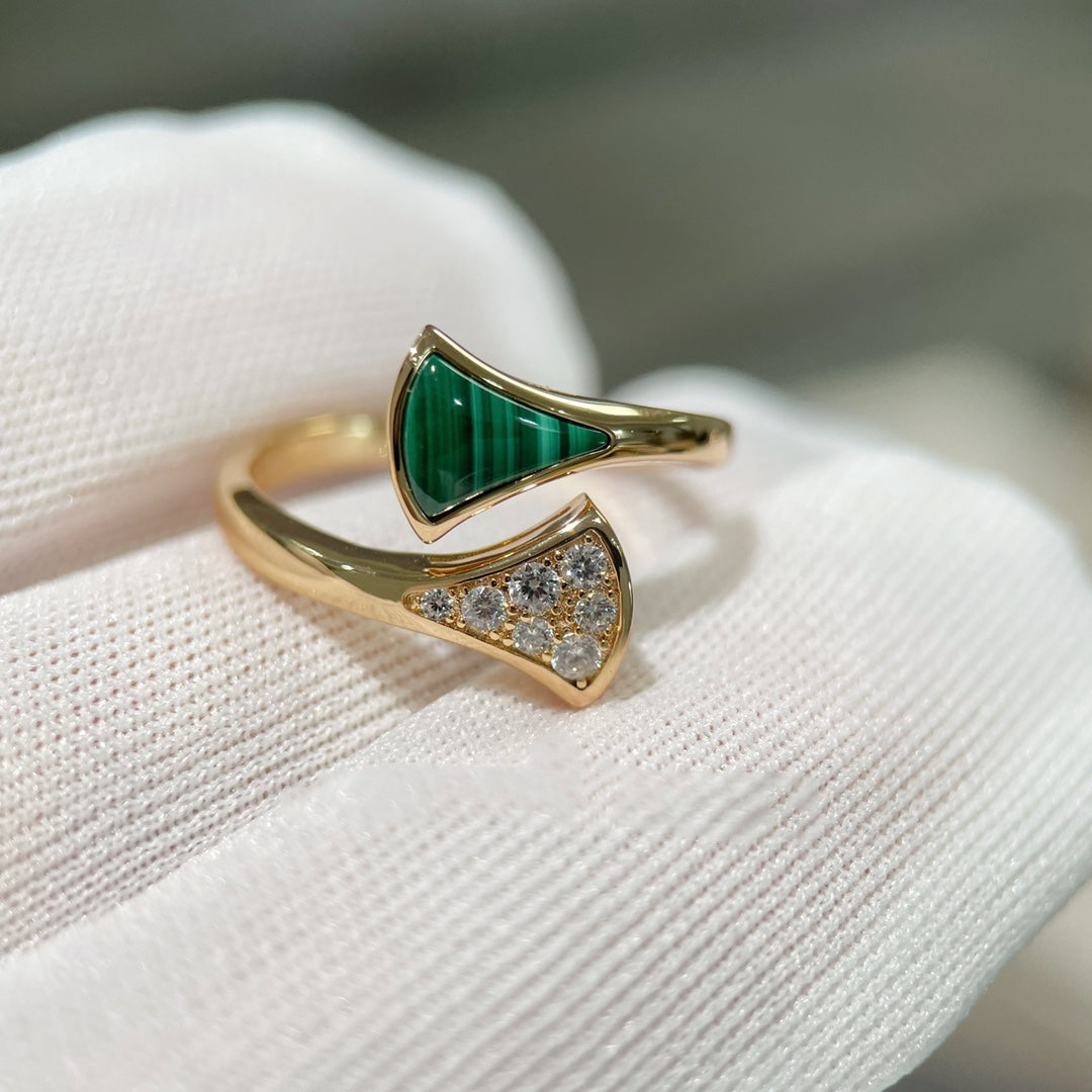 [⭐Miroze]DREAM RING PINK GOLD DIAMOND