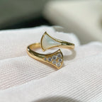[⭐Veya]DREAM RING PINK GOLD DIAMOND