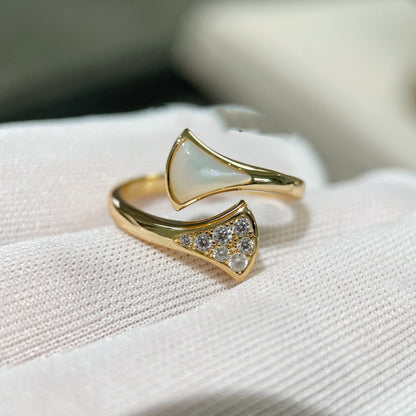 [⭐Miroze]DREAM RING PINK GOLD DIAMOND
