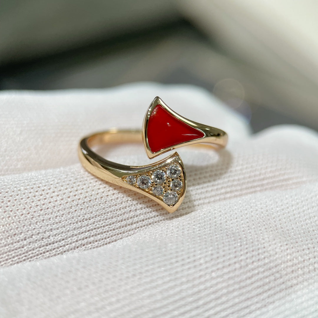 [⭐Miroze]DREAM RING PINK GOLD DIAMOND