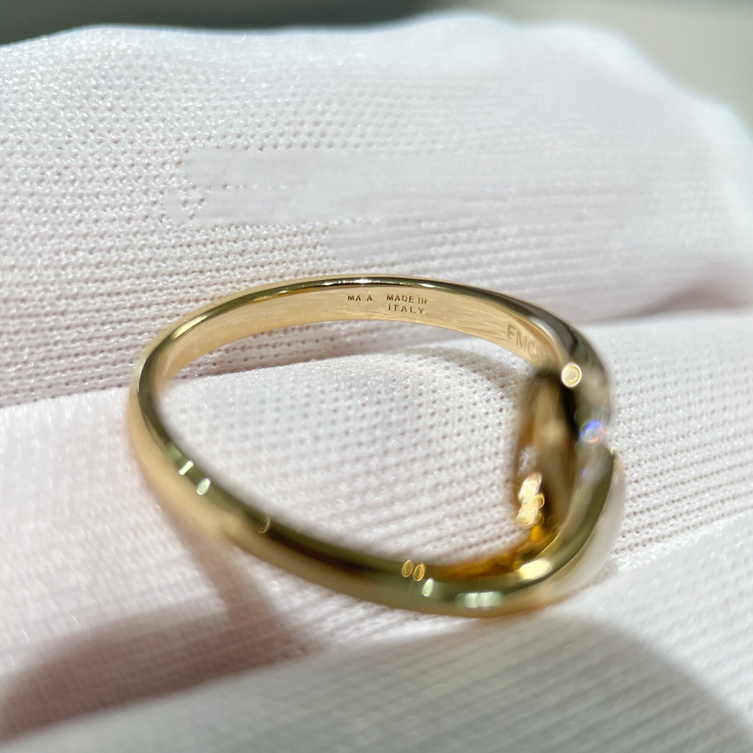 [⭐Veya]DREAM RING PINK GOLD DIAMOND