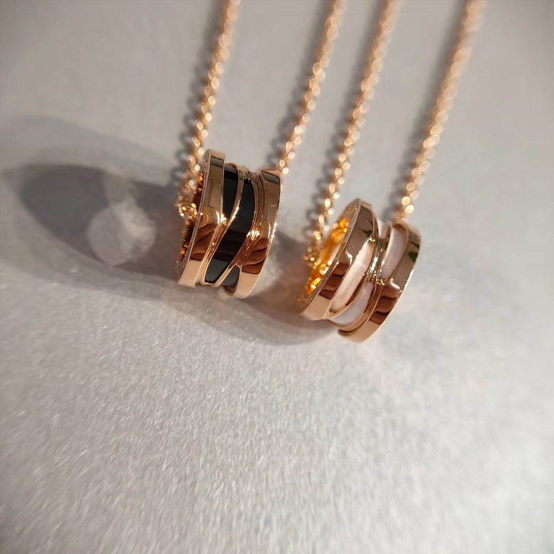 [⭐Veya]ZERO 1 NECKLACE PINK GOLD