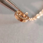 [⭐Veya]ZERO 1 NECKLACE PINK GOLD