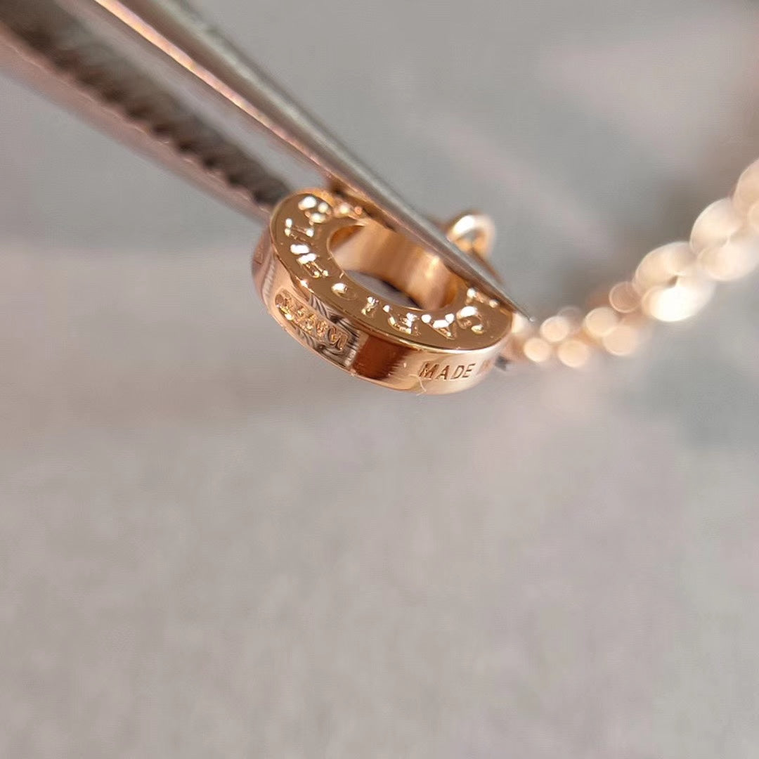 [⭐Miroze]ZERO 1 NECKLACE PINK GOLD
