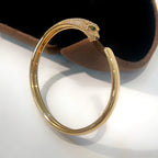 ⭐Miroze PANTHERE GOLD DIAMOND OPEN BRACELET