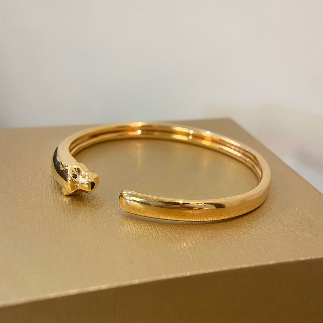 [⭐Miroze]PANTHERE GOLD OPEN BRACELET