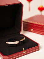 ⭐Miroze PANTHERE ROSE GOLD DIAMOND OPEN BRACELET