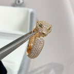 ⭐Miroze PANTHERE PINK GOLD DIAMOND RING