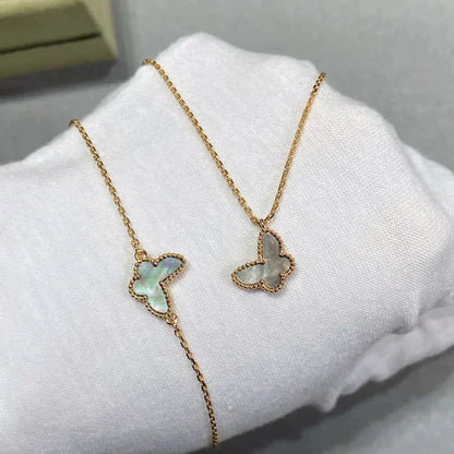 [⭐Miroze]BUTTERFLY DARK MOP BUTTERFLY BRACELET