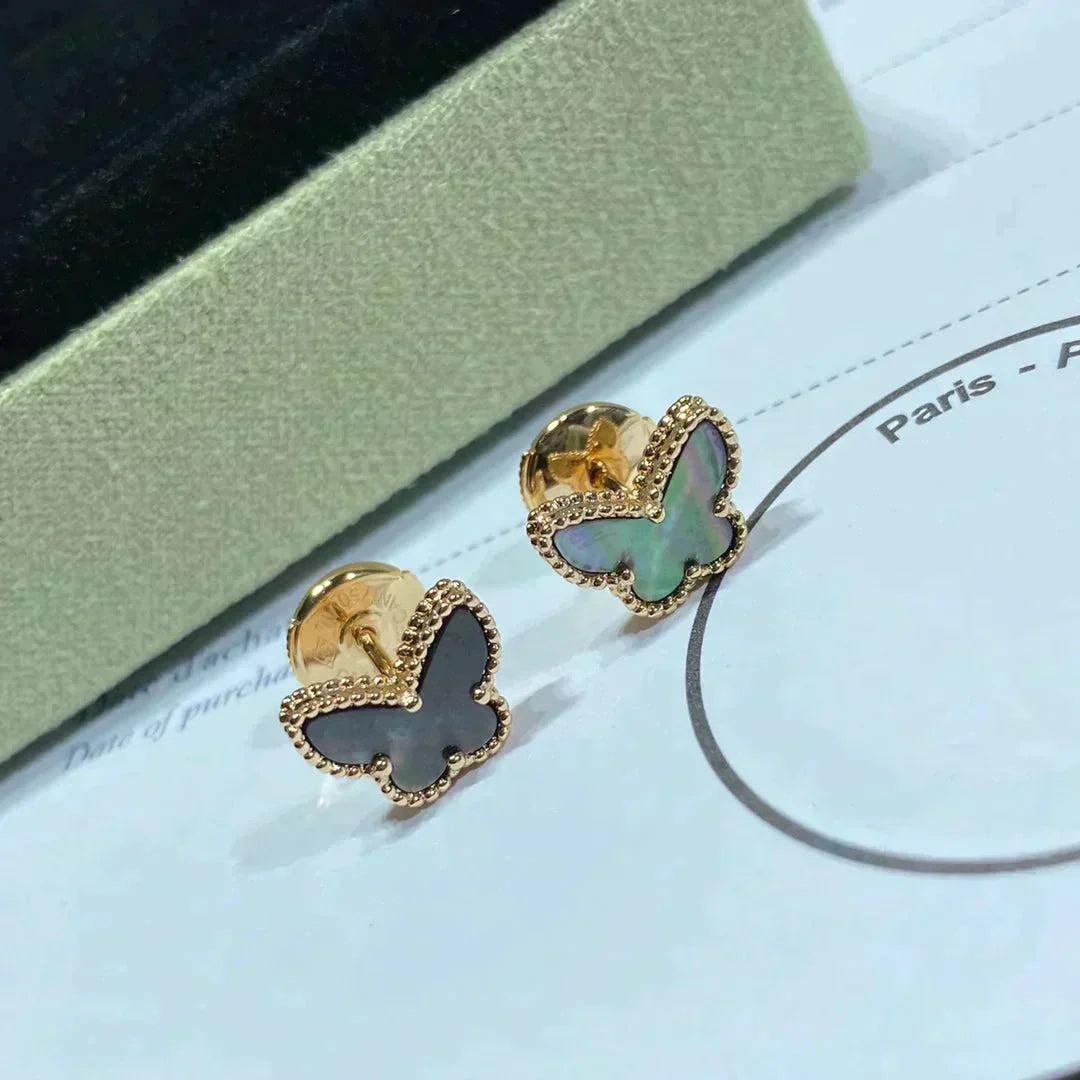 ⭐Miroze BUTTERFLY DARK MOP  EARRINGS