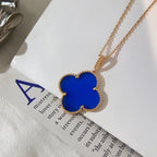 ⭐Miroze CLOVER 25MM NECKLACE TURQUOISE ROSE GOLD