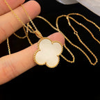 ⭐Miroze CLOVER 25MM MOP LARGE PENDANT NECKLACE
