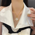 ⭐Miroze CLOVER 25MM MOP LARGE PENDANT NECKLACE