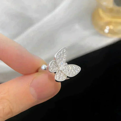 [⭐Miroze]バタフライ ダイヤモンド リング