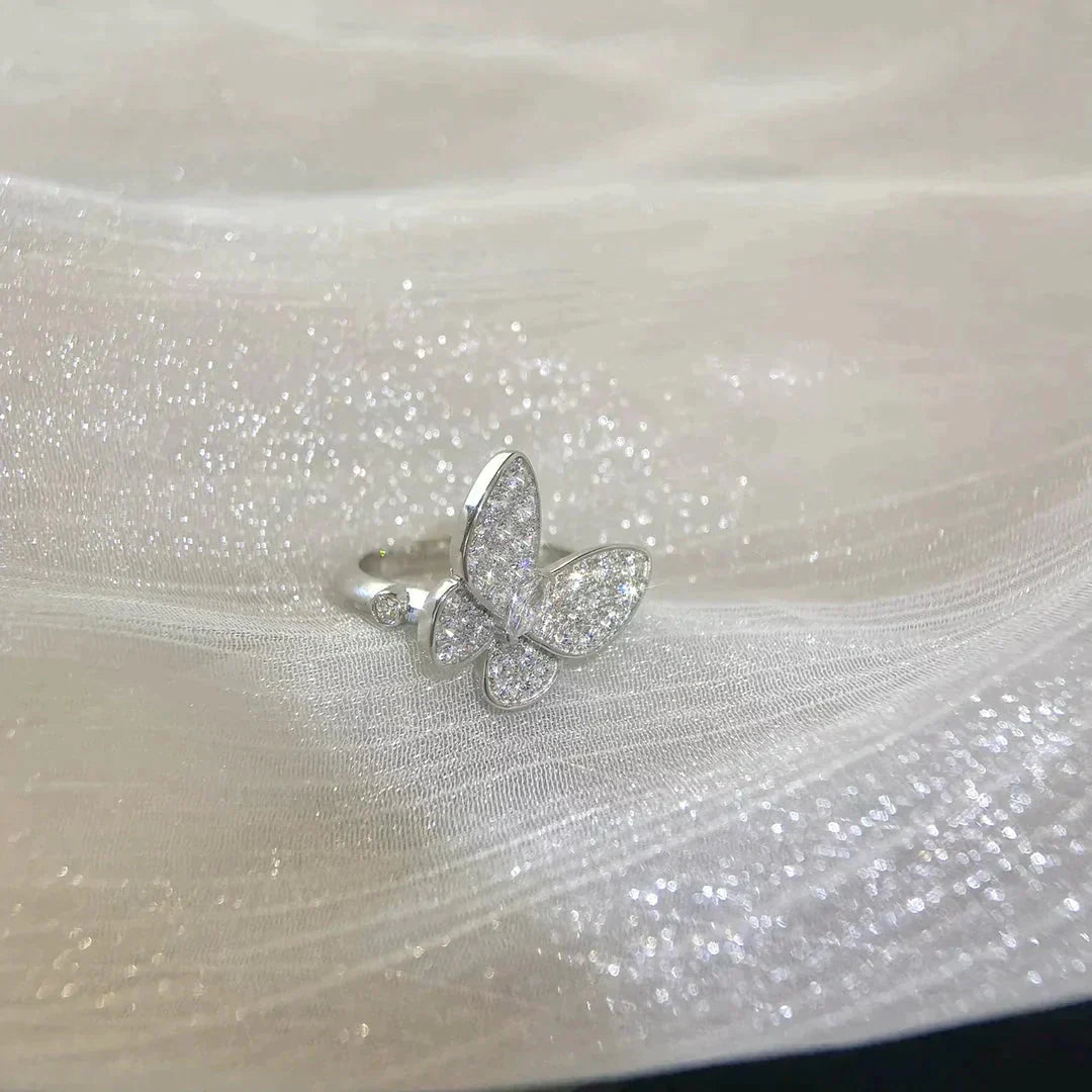 [⭐Miroze]バタフライ ダイヤモンド リング