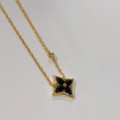 [⭐Miroze]STAR BLACK MOP NECKLACE