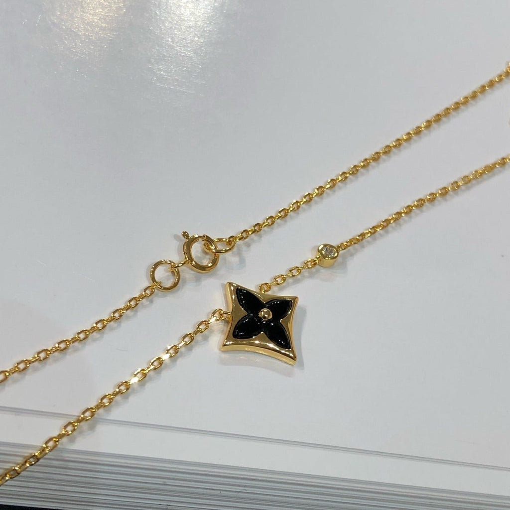 ⭐Miroze STAR BLACK MOP NECKLACE