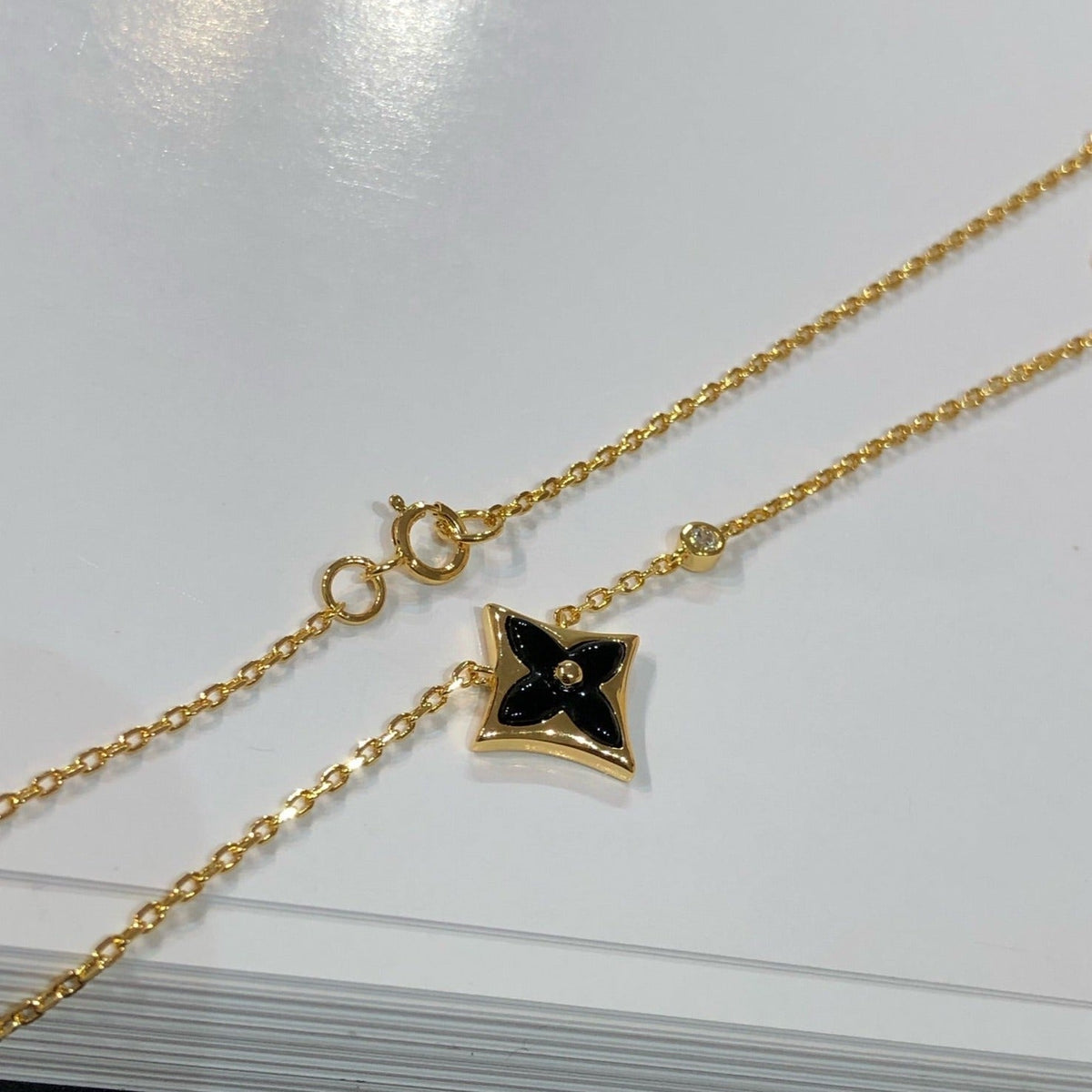 [⭐Miroze]STAR BLACK MOP NECKLACE