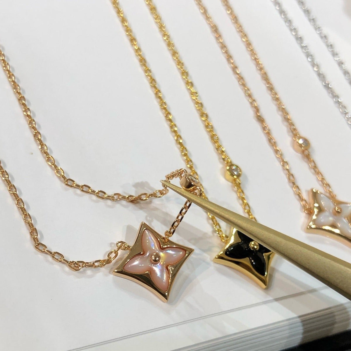 [⭐Miroze]STAR BLACK MOP NECKLACE