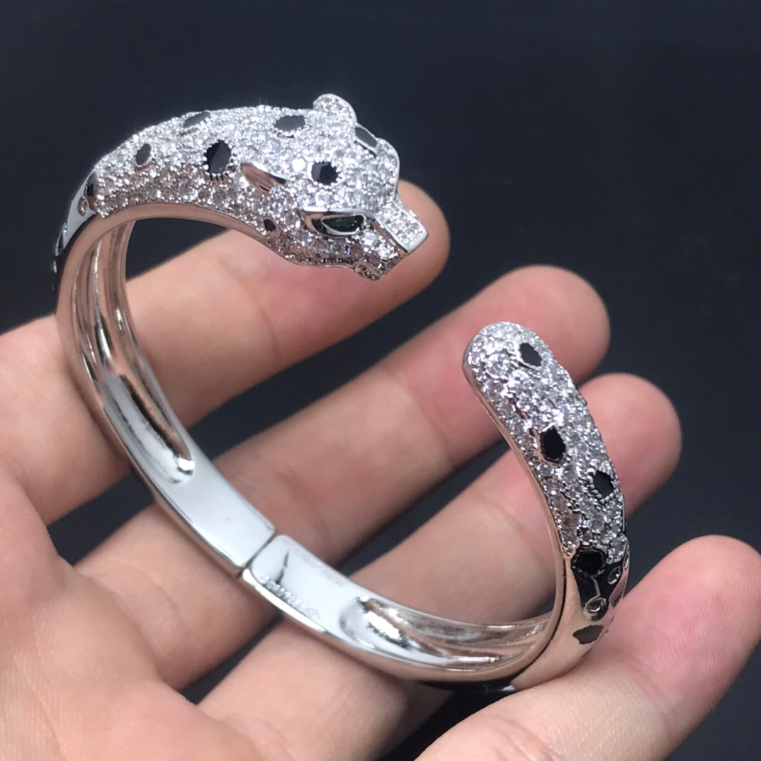 [⭐Miroze]PANTHERE BIG BRACELET DIAMONDS