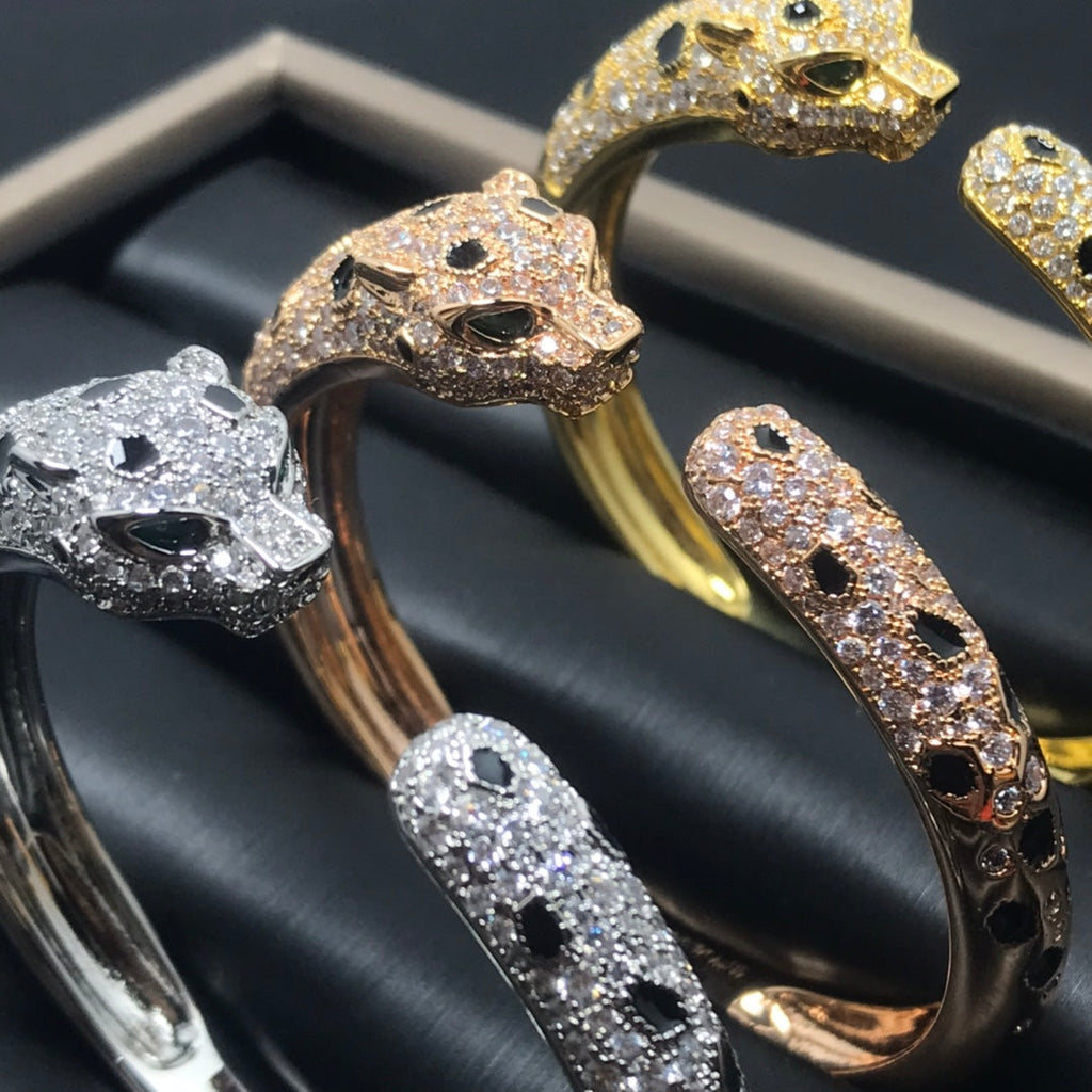 ⭐Miroze PANTHERE BIG BRACELET DIAMONDS