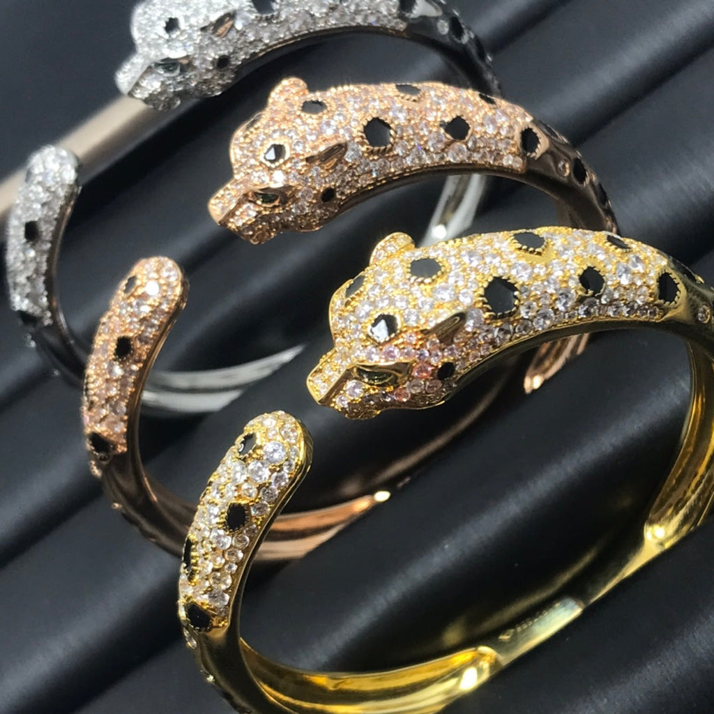 ⭐Miroze PANTHERE BIG BRACELET DIAMONDS
