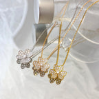 ⭐Miroze FLOWER DIAMOND NECKLACE