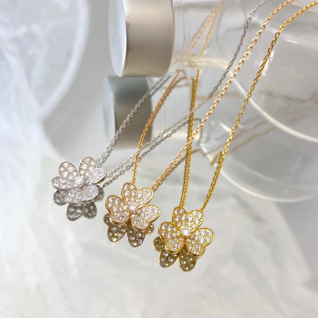 ⭐Miroze FLOWER DIAMOND NECKLACE