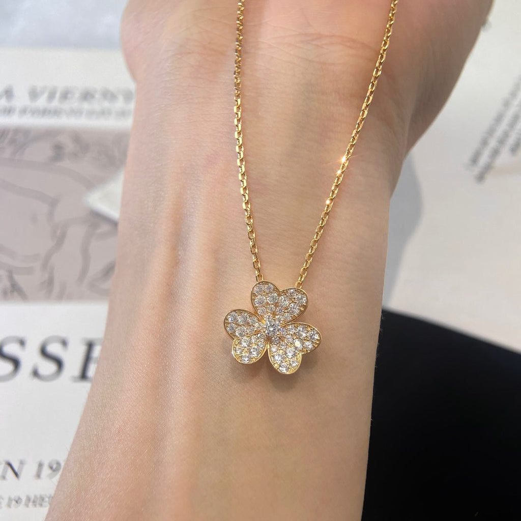 ⭐Miroze FLOWER DIAMOND NECKLACE